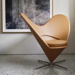 Fotel Heart Cone Chair Volo Night Blue Vitra
