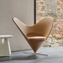 Fotel Heart Cone Chair Volo Night Blue Vitra