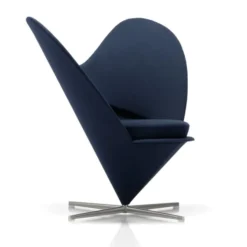 Fotel Heart Cone Chair Volo Night Blue Vitra
