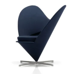 Fotel Heart Cone Chair Volo Night Blue Vitra