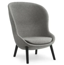 Fotel Hyg Wysoki Czarny Dąb Normann Copenhagen