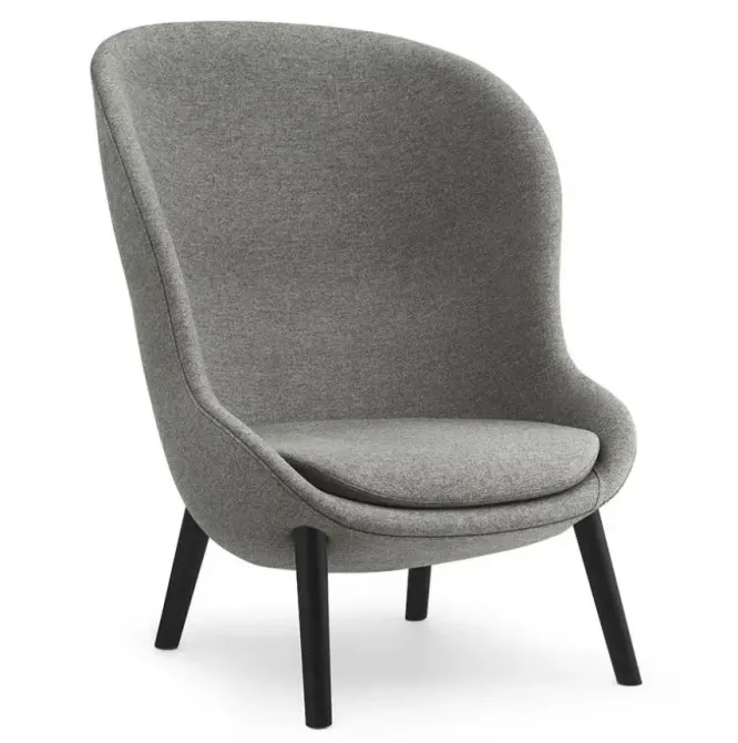 Fotel Hyg Wysoki Czarny Dąb Normann Copenhagen