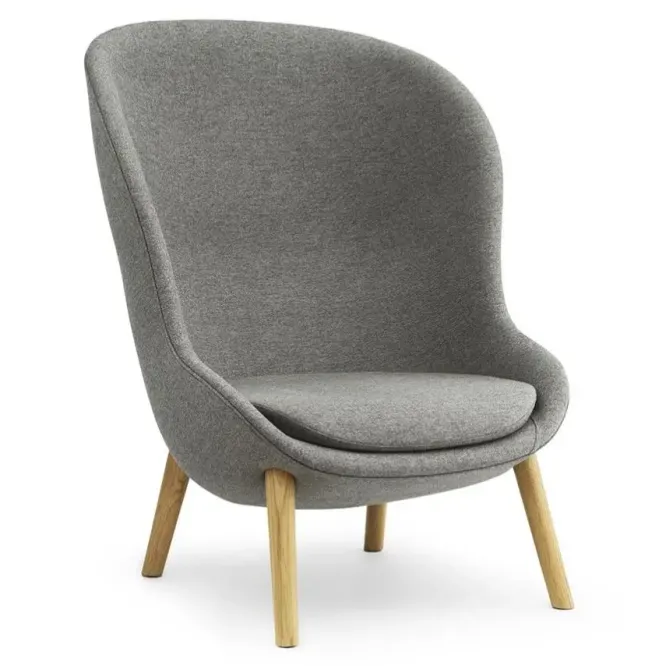 Fotel Hyg Wysoki Czarny Dąb Normann Copenhagen