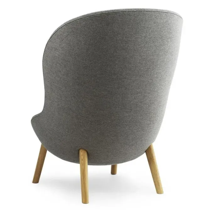 Fotel Hyg Wysoki Czarny Dąb Normann Copenhagen