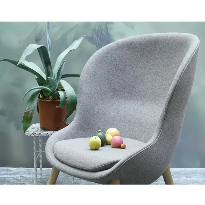 Fotel Hyg Wysoki Czarny Dąb Normann Copenhagen