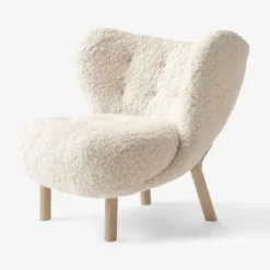 Fotel Little Petra Vb1 Oak Sheepskin Moonlight Andtradition