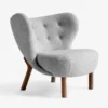 Fotel Little Petra Vb1 Walnut Hallingdal 130 Andtradition