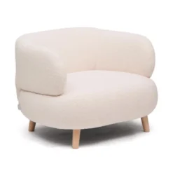 Fotel Luisa Ecru Boucle Kave Home