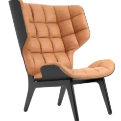 Fotel Mammoth Czarny Dąb Dunes Cognac Norr 11