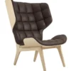 Fotel Mammoth Naturalny Dąb Dunes Dark Brown Norr 11