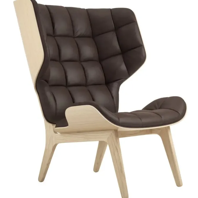 Fotel Mammoth Naturalny Dąb Dunes Dark Brown Norr 11