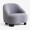 Fotel Margas Lc1 Gentle 133 - Czarny Dąb Andtradition