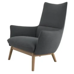 Fotel Martin Copparo Dervit Grey Naturalny Dąb