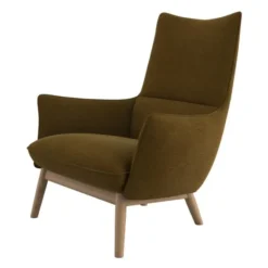 Fotel Martin Copparo Mustard Yellow Naturalny Dąb