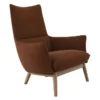 Fotel Martin Copparo Rusty Orange Naturalny Dąb