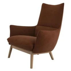 Fotel Martin Copparo Rusty Orange Naturalny Dąb