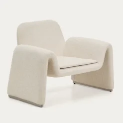 Fotel Melvia Beżowy Kave Home