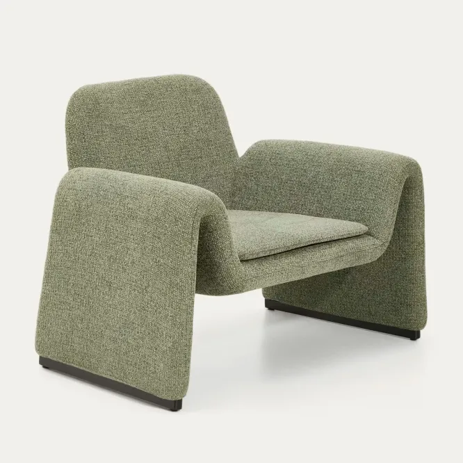 Fotel Melvia Jasnozielony Kave Home