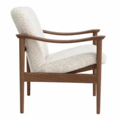 Fotel Model 711 Orzech - Skóra Owcza Moonlight Lk Hjelle