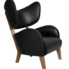 Fotel My Own Chair Nevada Black Nóżki Dąb Przydymiony By Lassen