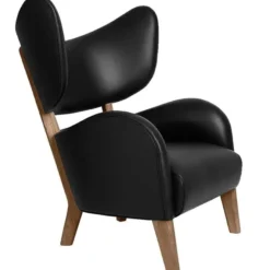 Fotel My Own Chair Nevada Black Nóżki Dąb Przydymiony By Lassen