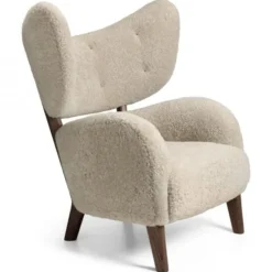 Fotel My Own Chair Sheepskin Nóżki Orzech By Lassen