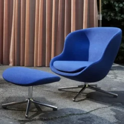 Fotel Obrotowy Hyg Niski Aluminiowa Podstawa Normann Copenhagen
