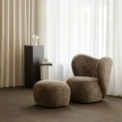 Fotel Obrotowy Little Big Chair Barnum Boucle 21 Norr 11