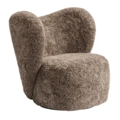 Fotel Obrotowy Little Big Chair Sheepskin Sahara Norr 11