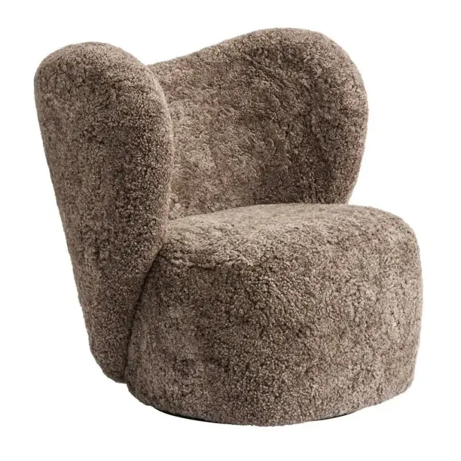 Fotel Obrotowy Little Big Chair Sheepskin Sahara Norr 11
