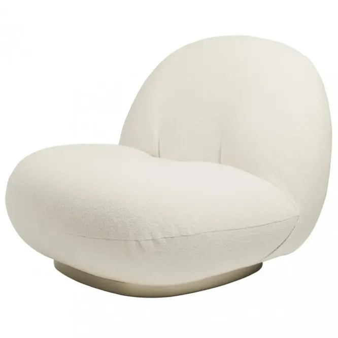 Fotel Obrotowy Pacha Harp Ivory Gubi