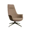 Fotel Obrotowy Robin Grey Z Metalową Podstawą