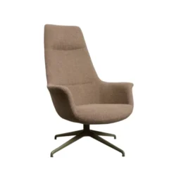 Fotel Obrotowy Robin Grey Z Metalową Podstawą