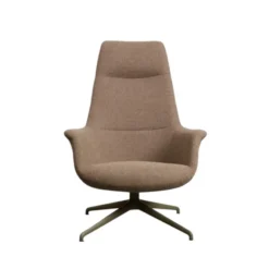 Fotel Obrotowy Robin Grey Z Metalową Podstawą