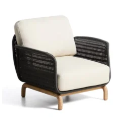 Fotel Ogrodowy Alipa Ciemnoszary Kave Home