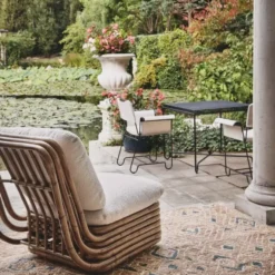 Fotel Ogrodowy Bohemian 72 Chevron Dedar 002 Gubi
