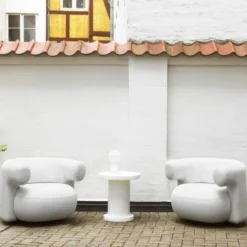 Fotel Ogrodowy Burra Jasnoszary Normann Copenhagen