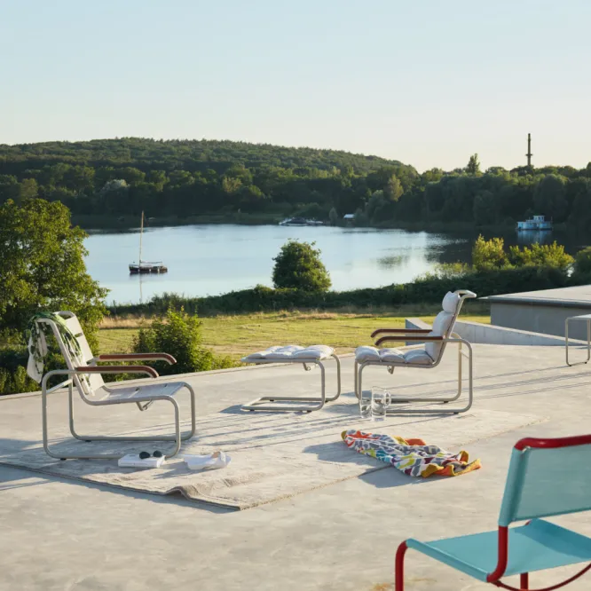 Fotel Ogrodowy S 35 N Biały Thonet