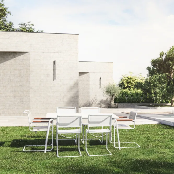Fotel Ogrodowy S 35 N Biały Thonet