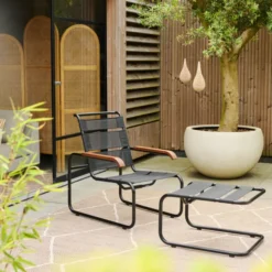 Fotel Ogrodowy S 35 N Czarny Thonet
