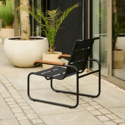 Fotel Ogrodowy S 35 N Czarny Thonet