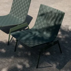 Fotel Ogrodowy Ville Av44 Brązowo-Zielony Andtradition