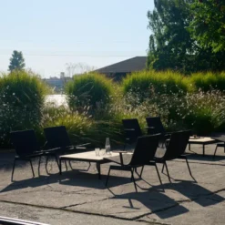 Fotel Ogrodowy Z Podłokietnikami Ville Av45 Czarny Andtradition