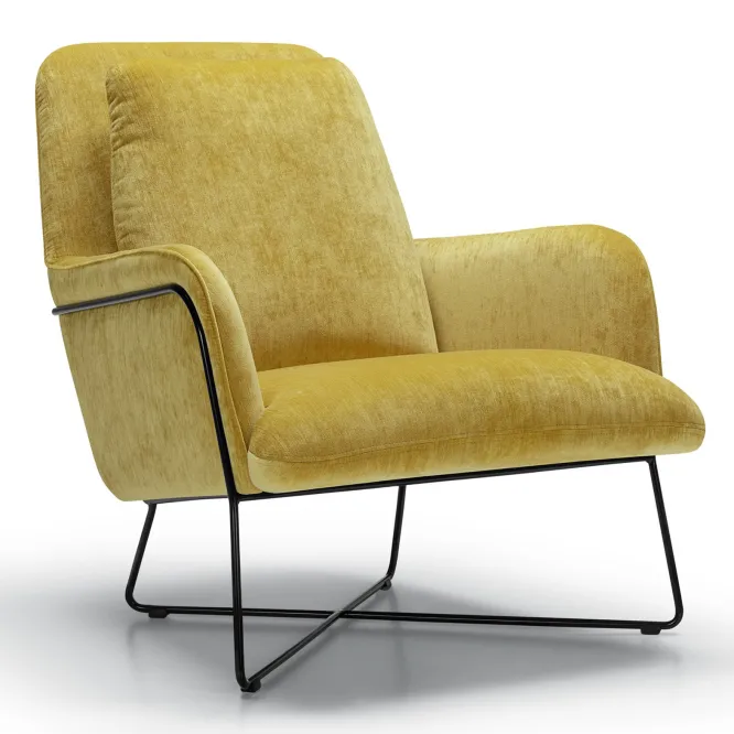 Fotel Oliver Elyot Mustard Sits