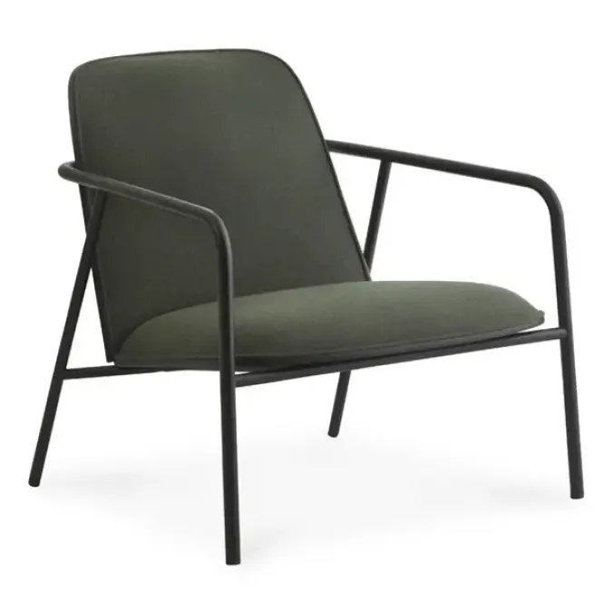 Fotel Pad Niski Na Czarnych Nogach Normann Copenhagen