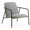 Fotel Pad Niski Na Czarnych Nogach Dąb Normann Copenhagen