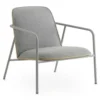 Fotel Pad Niski Na Szarych Nogach Dąb Normann Copenhagen