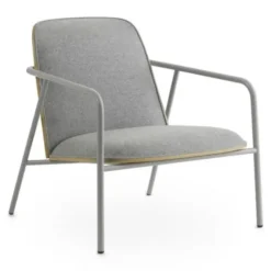 Fotel Pad Niski Na Szarych Nogach Dąb Normann Copenhagen