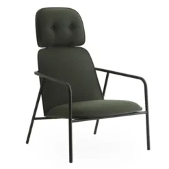 Fotel Pad Wysoki Na Czarnych Nogach Normann Copenhagen