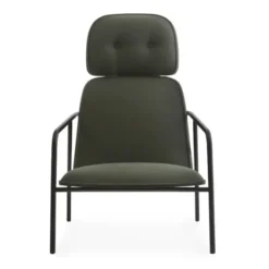 Fotel Pad Wysoki Na Czarnych Nogach Normann Copenhagen
